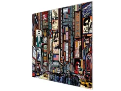 Online Banjado Herdabdeckplatte Glas 1 Teilig 60x52CM Schneidebrett Herdabdeckung Mit Motiv New York Show
