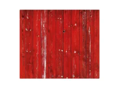 Banjado Herdabdeckplatte Glas 1 Teilig 60x52CM Schneidebrett Herdabdeckung Mit Motiv Rote Holzlatten< Herde|Kochfelder