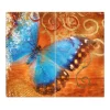 Banjado Herdabdeckplatte Glas 2 Teilig Je 30x52CM Schneidebrett Herdabdeckung Mit Motiv Schmetterling< Herdabdeckungen|Herde