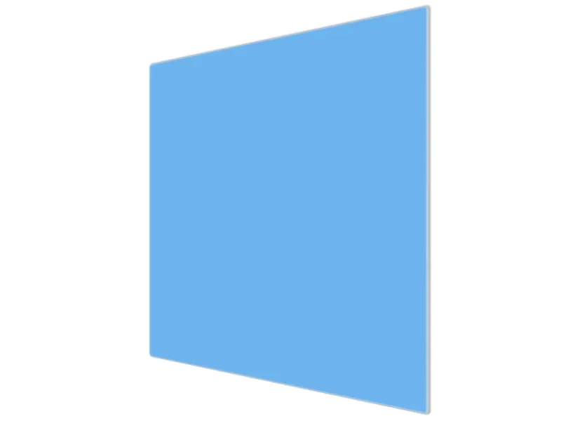Banjado Schneidebretter|Herdabdeckungen<Herdabdeckplatte Glas 1 Teilig 60x52CM Schneidebrett Herdabdeckung Mit Motiv Pastellblau