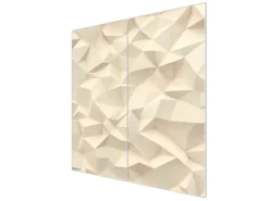 Banjado Herdabdeckplatte Glas 2 Teilig Je 30x52CM Schneidebrett Herdabdeckung Mit Motiv Steinwand 2< Schneidebretter|Herdabdeckungen