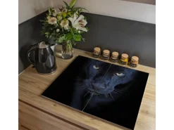 Banjado Herdabdeckplatte Glas 2 Teilig Je 30x52CM Schneidebrett Herdabdeckung Mit Motiv Nora< Schneidebretter|Herdabdeckungen