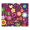 Banjado Herdabdeckplatte Glas 1 Teilig 60x52CM Schneidebrett Herdabdeckung Mit Motiv Love And Peace< Schneidebretter|Herdabdeckungen