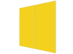 Banjado Herdabdeckplatte Glas 2 Teilig Je 30x52CM Schneidebrett Herdabdeckung Mit Motiv Sonnengelb< Herdabdeckungen|Herde
