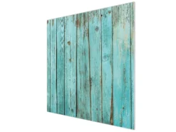 Banjado Herdabdeckplatte Glas 1 Teilig 60x52CM Schneidebrett Herdabdeckung Mit Motiv Blaues Holz< Herde|Kochfelder