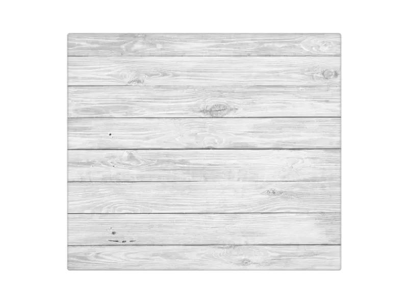 Discount Banjado Herdabdeckplatte Glas 1 Teilig 60x52CM Schneidebrett Herdabdeckung Mit Motiv Weiß Gebeizt
