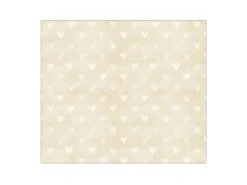 Banjado Herdabdeckplatte Glas 1 Teilig 60x52CM Schneidebrett Herdabdeckung Mit Motiv Beige Herzen< Schneidebretter|Herdabdeckungen