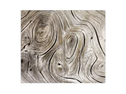 Banjado Herdabdeckplatte Glas 2 Teilig Je 30x52CM Schneidebrett Herdabdeckung Mit Motiv Holzwirbel< Herdabdeckungen|Kochfelder