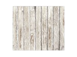 Banjado Schneidebretter|Herdabdeckungen<Herdabdeckplatte Glas 1 Teilig 60x52CM Schneidebrett Herdabdeckung Mit Motiv Weißes Holz