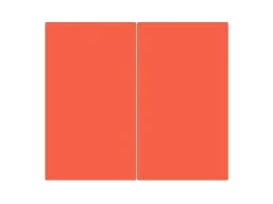 Sale Banjado Herdabdeckplatte Glas 2 Teilig Je 30x52CM Schneidebrett Herdabdeckung Mit Motiv Orange