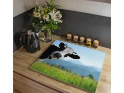 Banjado Herde|Kochfelder<Herdabdeckplatte Glas 1 Teilig 60x52CM Schneidebrett Herdabdeckung Mit Motiv Neugierig