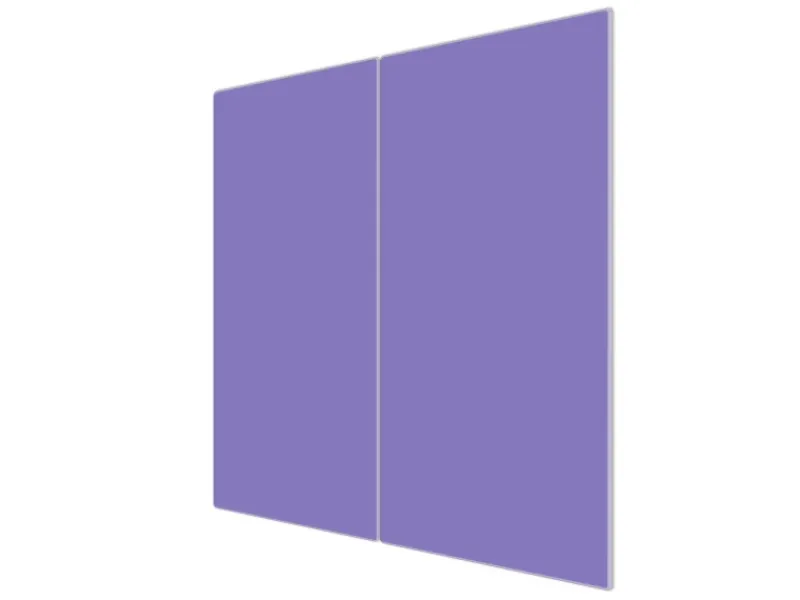 Outlet Banjado Herdabdeckplatte Glas 2 Teilig Je 30x52CM Schneidebrett Herdabdeckung Mit Motiv Lavendel