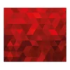 Banjado Schneidebretter|Herde<Herdabdeckplatte Glas 1 Teilig 60x52CM Schneidebrett Herdabdeckung Mit Motiv Dreiecke Rot