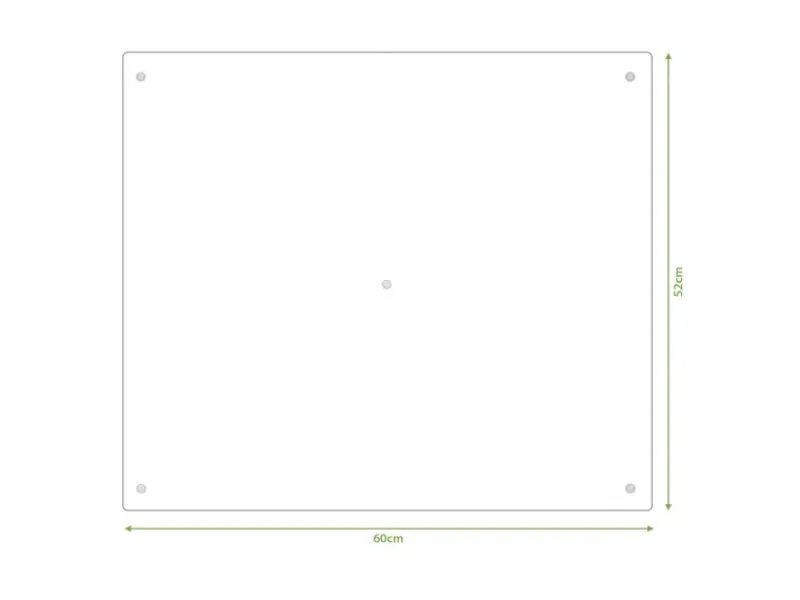 Banjado Herdabdeckplatte Glas 1 Teilig 60x52CM Schneidebrett Herdabdeckung Mit Motiv Drei Waschbären< Schneidebretter|Herde