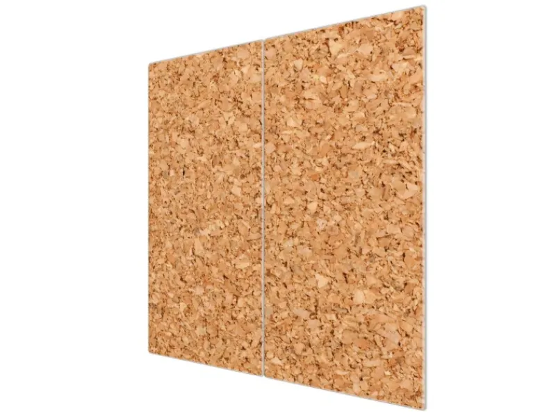 Banjado Herdabdeckplatte Glas 2 Teilig Je 30x52CM Schneidebrett Herdabdeckung Mit Motiv Kork< Schneidebretter|Herdabdeckungen