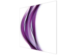 Banjado Herdabdeckplatte Glas 1 Teilig 60x52CM Schneidebrett Herdabdeckung Mit Motiv Violet Element< Herde|Kochfelder