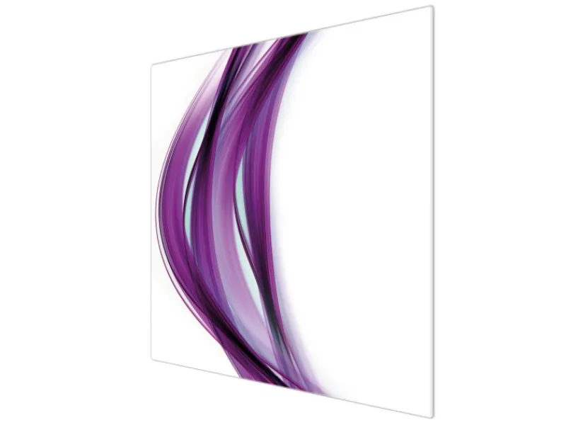 Banjado Herdabdeckplatte Glas 1 Teilig 60x52CM Schneidebrett Herdabdeckung Mit Motiv Violet Element< Herde|Kochfelder