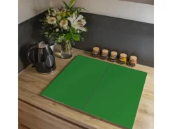 Banjado Herdabdeckplatte Glas 2 Teilig Je 30x52CM Schneidebrett Herdabdeckung Mit Motiv Grün< Herdabdeckungen|Herde