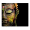 Banjado Herdabdeckplatte Glas 2 Teilig Je 30x52CM Schneidebrett Herdabdeckung Mit Motiv Bunter Buddha< Schneidebretter|Herdabdeckungen