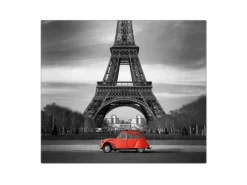 Banjado Schneidebretter|Herde<Herdabdeckplatte Glas 1 Teilig 60x52CM Schneidebrett Herdabdeckung Mit Motiv Paris