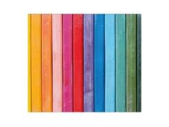 Clearance Banjado Herdabdeckplatte Glas 1 Teilig 60x52CM Schneidebrett Herdabdeckung Mit Motiv Regenbogenfarben