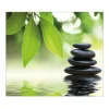 Hot Banjado Herdabdeckplatte Glas 1 Teilig 60x52CM Schneidebrett Herdabdeckung Mit Motiv Steine&Relax