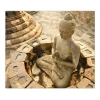 Banjado Schneidebretter|Herdabdeckungen<Herdabdeckplatte Glas 1 Teilig 60x52CM Schneidebrett Herdabdeckung Mit Motiv Sitzender Buddha