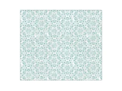 New Banjado Herdabdeckplatte Glas 1 Teilig 60x52CM Schneidebrett Herdabdeckung Mit Motiv Muster Getupft Blau