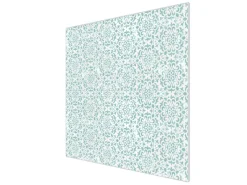 New Banjado Herdabdeckplatte Glas 1 Teilig 60x52CM Schneidebrett Herdabdeckung Mit Motiv Muster Getupft Blau