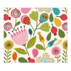 Best Banjado Herdabdeckplatte Glas 1 Teilig 60x52CM Schneidebrett Herdabdeckung Mit Motiv Rosa Kelch Hell