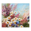 Banjado Herdabdeckplatte Glas 1 Teilig 60x52CM Schneidebrett Herdabdeckung Mit Motiv Sommerstrauss< Schneidebretter|Herdabdeckungen