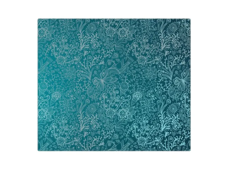 Banjado Herdabdeckplatte Glas 1 Teilig 60x52CM Schneidebrett Herdabdeckung Mit Motiv Mandala Landschaft< Schneidebretter|Herdabdeckungen
