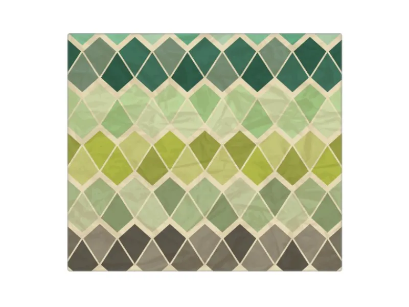 Banjado Herdabdeckplatte Glas 1 Teilig 60x52CM Schneidebrett Herdabdeckung Mit Motiv Vier Farben Grün< Schneidebretter|Herde