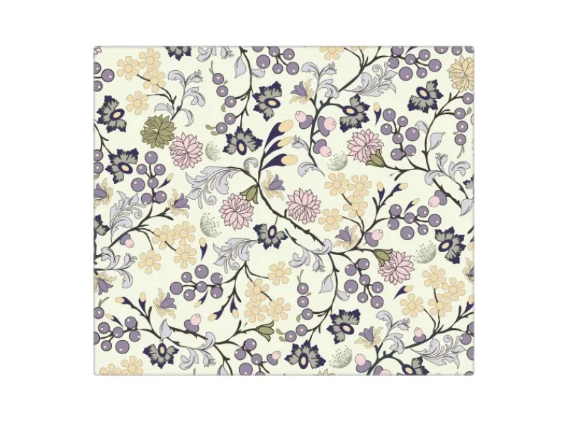 Banjado Herdabdeckplatte Glas 1 Teilig 60x52CM Schneidebrett Herdabdeckung Mit Motiv Florale Tapete< Herde|Kochfelder