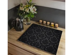 Banjado Herdabdeckplatte Glas 2 Teilig Je 30x52CM Schneidebrett Herdabdeckung Mit Motiv Black Deluxe< Schneidebretter|Herdabdeckungen