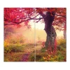 Banjado Herdabdeckplatte Glas 2 Teilig Je 30x52CM Schneidebrett Herdabdeckung Mit Motiv Lichtung Im Herbst< Schneidebretter|Herdabdeckungen