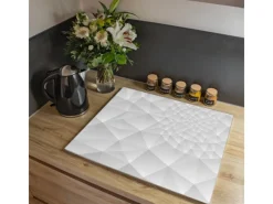 Banjado Herdabdeckplatte Glas 1 Teilig 60x52CM Schneidebrett Herdabdeckung Mit Motiv Nautilus< Schneidebretter|Herdabdeckungen