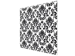 Best Banjado Herdabdeckplatte Glas 2 Teilig Je 30x52CM Schneidebrett Herdabdeckung Mit Motiv Barock