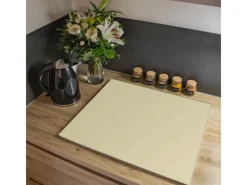 Banjado Herdabdeckplatte Glas 1 Teilig 60x52CM Schneidebrett Herdabdeckung Mit Motiv Beige< Herde|Kochfelder
