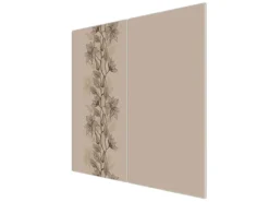 Banjado Herdabdeckplatte Glas 2 Teilig Je 30x52CM Schneidebrett Herdabdeckung Mit Motiv Baumwollblüte Monochrom< Herde|Kochfelder
