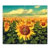 Sale Banjado Herdabdeckplatte Glas 2 Teilig Je 30x52CM Schneidebrett Herdabdeckung Mit Motiv Sonnenblumen
