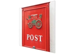Banjado Herdabdeckplatte Glas 1 Teilig 60x52CM Schneidebrett Herdabdeckung Mit Motiv Postkasten Nostalgie< Schneidebretter|Herde