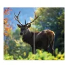 Banjado Schneidebretter|Herdabdeckungen<Herdabdeckplatte Glas 2 Teilig Je 30x52CM Schneidebrett Herdabdeckung Mit Motiv Hirsch