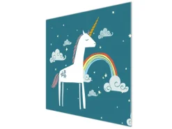 Banjado Herdabdeckungen|Herde<Herdabdeckplatte Glas 1 Teilig 60x52CM Schneidebrett Herdabdeckung Mit Motiv Einhorn
