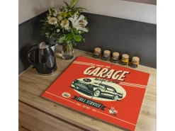 Banjado Herdabdeckplatte Glas 2 Teilig Je 30x52CM Schneidebrett Herdabdeckung Mit Motiv Full Service< Herde|Kochfelder