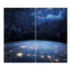 Banjado Herdabdeckplatte Glas 2 Teilig Je 30x52CM Schneidebrett Herdabdeckung Mit Motiv Galaxie< Schneidebretter|Herdabdeckungen
