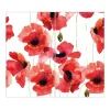 Banjado Herdabdeckplatte Glas 2 Teilig Je 30x52CM Schneidebrett Herdabdeckung Mit Motiv Mohn Aquarell< Herde|Schneidebretter