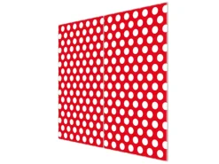 Banjado Herdabdeckplatte Glas 2 Teilig Je 30x52CM Schneidebrett Herdabdeckung Mit Motiv Punkte Rot< Schneidebretter|Herdabdeckungen