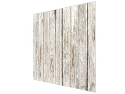 Banjado Herde<Herdabdeckplatte Glas 2 Teilig Je 30x52CM Schneidebrett Herdabdeckung Mit Motiv Weißes Holz