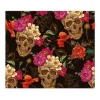 Banjado Schneidebretter|Herdabdeckungen<Herdabdeckplatte Glas 1 Teilig 60x52CM Schneidebrett Herdabdeckung Mit Motiv Los Dias De Muertos